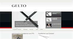 Desktop Screenshot of gelto.com