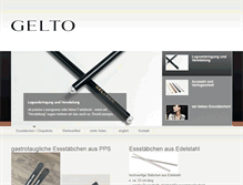 Tablet Screenshot of gelto.com